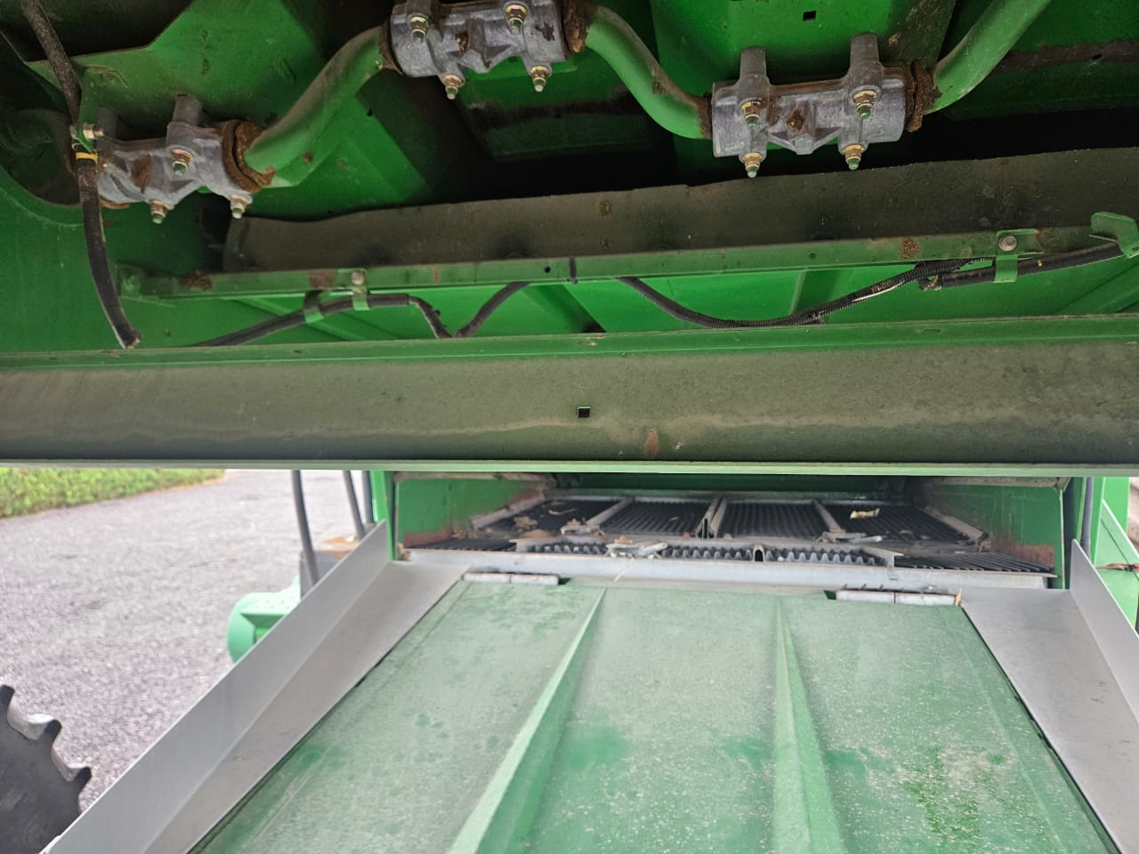 Trilladora john deere modelo 9550 saca pajas
