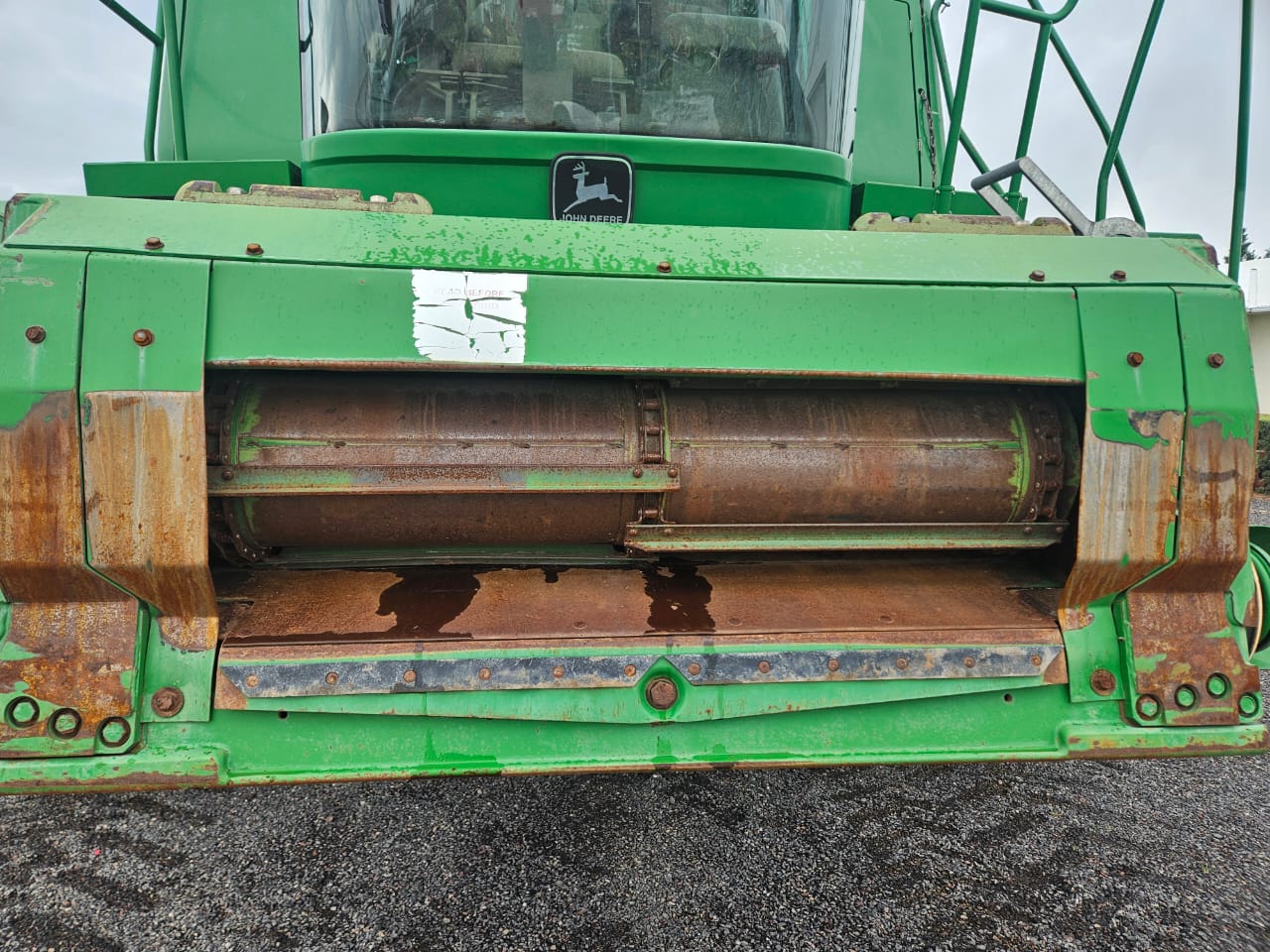 Trilladora john deere modelo 9550 saca pajas