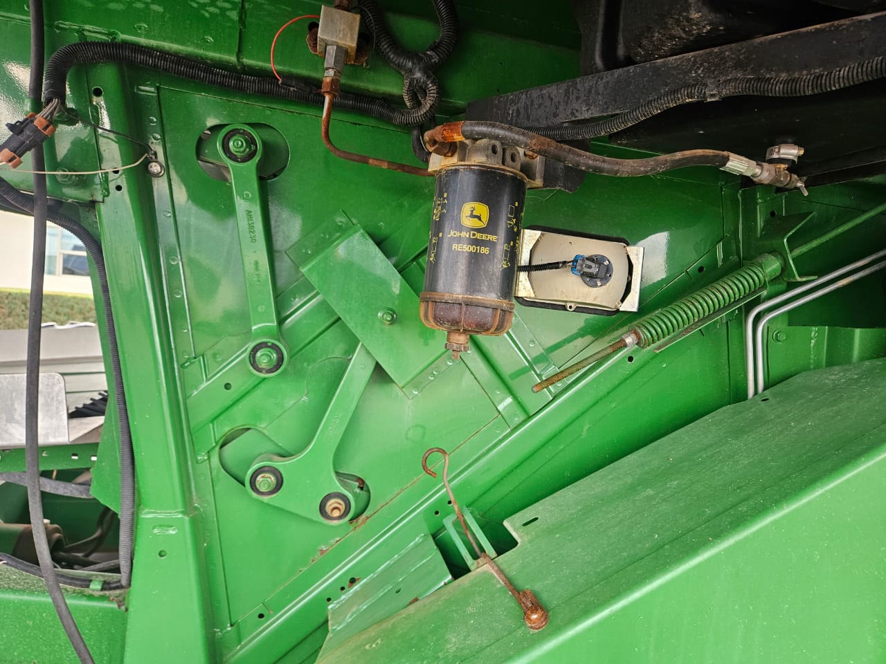 Trilladora john deere modelo 9550 saca pajas