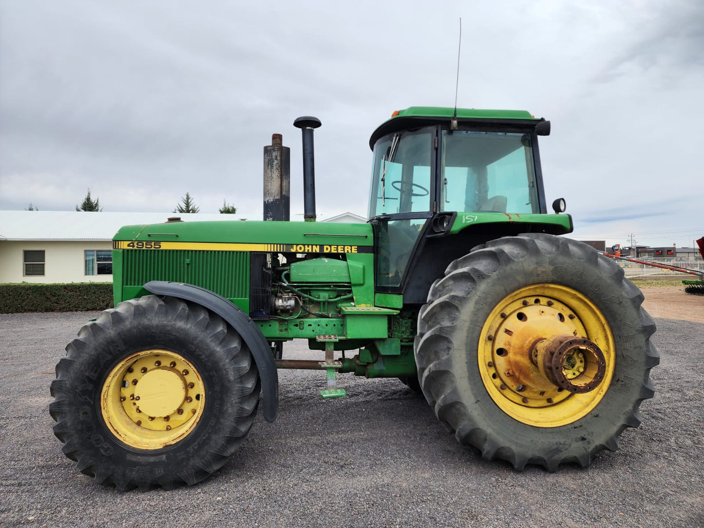 Tractor marca john deere modelo 4955 4x4 año 1990