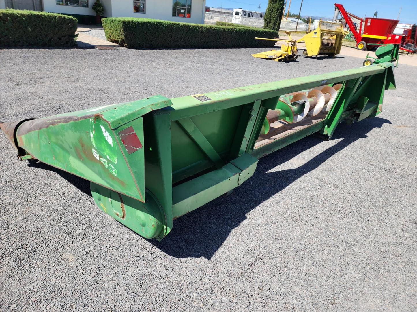 Cabezal de maiz de 6 surcos mraca john deere modelo 643