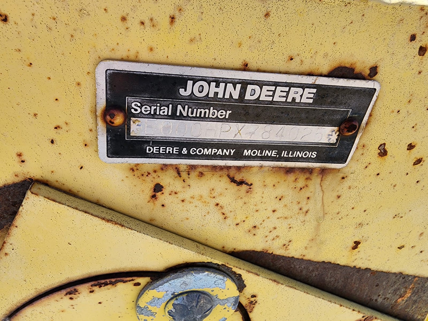 Cabezal pick-up para enciladora marca john deere