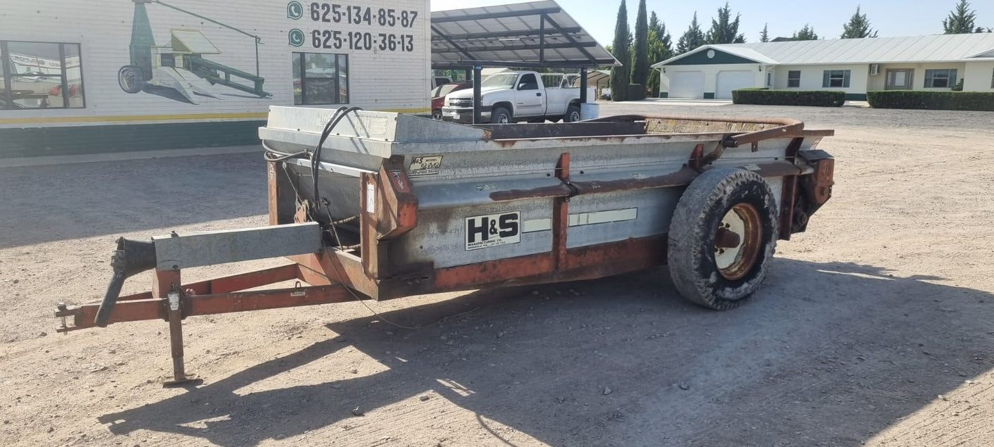 REMOLQUE ESTIERCOLERO DE 1 EJE MARCA H&S